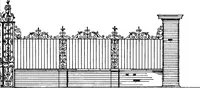 An illustration from English ironwork of the XVIIth & XVIIIth centuries; an historical & analytical account of the development of exterior smithcraft (1911)