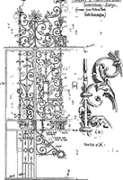 An illustration from English ironwork of the XVIIth & XVIIIth centuries; an historical & analytical account of the development of exterior smithcraft (1911)
