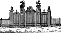 An illustration from English ironwork of the XVIIth & XVIIIth centuries; an historical & analytical account of the development of exterior smithcraft (1911)