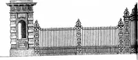 An illustration from English ironwork of the XVIIth & XVIIIth centuries; an historical & analytical account of the development of exterior smithcraft (1911)