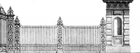 An illustration from English ironwork of the XVIIth & XVIIIth centuries; an historical & analytical account of the development of exterior smithcraft (1911)