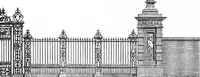 An illustration from English ironwork of the XVIIth & XVIIIth centuries; an historical & analytical account of the development of exterior smithcraft (1911)