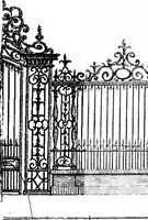 An illustration from English ironwork of the XVIIth & XVIIIth centuries; an historical & analytical account of the development of exterior smithcraft (1911)