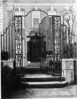An illustration from English ironwork of the XVIIth & XVIIIth centuries; an historical & analytical account of the development of exterior smithcraft (1911)