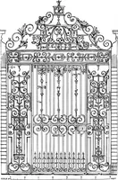An illustration from English ironwork of the XVIIth & XVIIIth centuries; an historical & analytical account of the development of exterior smithcraft (1911)