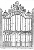 Picture 109 of 246 from English ironwork of the XVIIth & XVIIIth centuries; an historical & analytical account of the development of exterior smithcraft (1911), leaf 278