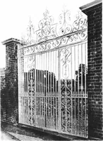 Picture 128 of 246 from English ironwork of the XVIIth & XVIIIth centuries; an historical & analytical account of the development of exterior smithcraft (1911), leaf 333
