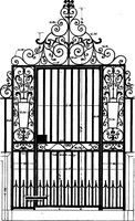 Picture 141 of 246 from English ironwork of the XVIIth & XVIIIth centuries; an historical & analytical account of the development of exterior smithcraft (1911), leaf 357