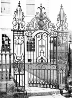 An illustration from English ironwork of the XVIIth & XVIIIth centuries; an historical & analytical account of the development of exterior smithcraft (1911)