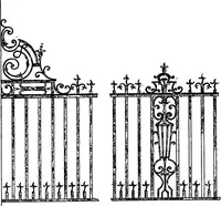 An illustration from English ironwork of the XVIIth & XVIIIth centuries; an historical & analytical account of the development of exterior smithcraft (1911)