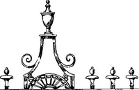 An illustration from English ironwork of the XVIIth & XVIIIth centuries; an historical & analytical account of the development of exterior smithcraft (1911)