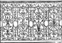 An illustration from English ironwork of the XVIIth & XVIIIth centuries; an historical & analytical account of the development of exterior smithcraft (1911)