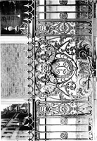 An illustration from English ironwork of the XVIIth & XVIIIth centuries; an historical & analytical account of the development of exterior smithcraft (1911)