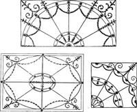 An illustration from English ironwork of the XVIIth & XVIIIth centuries; an historical & analytical account of the development of exterior smithcraft (1911)