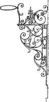 An illustration from English ironwork of the XVIIth & XVIIIth centuries; an historical & analytical account of the development of exterior smithcraft (1911)