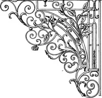 An illustration from English ironwork of the XVIIth & XVIIIth centuries; an historical & analytical account of the development of exterior smithcraft (1911)