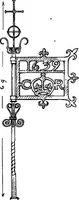 An illustration from English ironwork of the XVIIth & XVIIIth centuries; an historical & analytical account of the development of exterior smithcraft (1911)