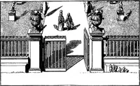 An illustration from English ironwork of the XVIIth & XVIIIth centuries; an historical & analytical account of the development of exterior smithcraft (1911)