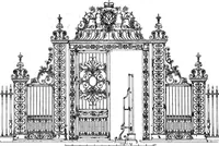 An illustration from English ironwork of the XVIIth & XVIIIth centuries; an historical & analytical account of the development of exterior smithcraft (1911)