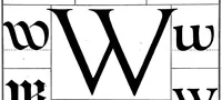 An illustration from The alphabet : fifteen interpretative designs drawn and arranged with explanatory text and illustrations (1918)