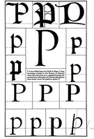An illustration from The alphabet : fifteen interpretative designs drawn and arranged with explanatory text and illustrations (1918)