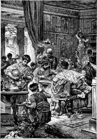 An illustration from The room beautiful; a collection of interior illustrations showing decoration and furnishing details of the important furnishing periods (1915)