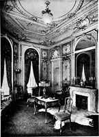 An illustration from The room beautiful; a collection of interior illustrations showing decoration and furnishing details of the important furnishing periods (1915)