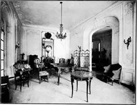Picture 95 of 286 from The room beautiful; a collection of interior illustrations showing decoration and furnishing details of the important furnishing periods (1915), leaf 101