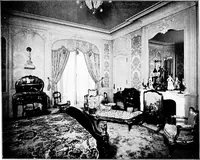 An illustration from The room beautiful; a collection of interior illustrations showing decoration and furnishing details of the important furnishing periods (1915)