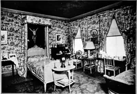 An illustration from The room beautiful; a collection of interior illustrations showing decoration and furnishing details of the important furnishing periods (1915)