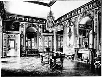 An illustration from The room beautiful; a collection of interior illustrations showing decoration and furnishing details of the important furnishing periods (1915)