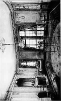 An illustration from The room beautiful; a collection of interior illustrations showing decoration and furnishing details of the important furnishing periods (1915)