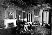 An illustration from The room beautiful; a collection of interior illustrations showing decoration and furnishing details of the important furnishing periods (1915)