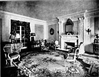 An illustration from The room beautiful; a collection of interior illustrations showing decoration and furnishing details of the important furnishing periods (1915)