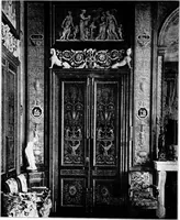 An illustration from The room beautiful; a collection of interior illustrations showing decoration and furnishing details of the important furnishing periods (1915)