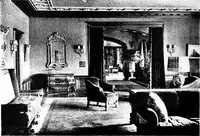 An illustration from The room beautiful; a collection of interior illustrations showing decoration and furnishing details of the important furnishing periods (1915)