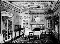 An illustration from The room beautiful; a collection of interior illustrations showing decoration and furnishing details of the important furnishing periods (1915)