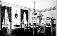 An illustration from The room beautiful; a collection of interior illustrations showing decoration and furnishing details of the important furnishing periods (1915)