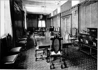 An illustration from The room beautiful; a collection of interior illustrations showing decoration and furnishing details of the important furnishing periods (1915)