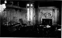An illustration from The room beautiful; a collection of interior illustrations showing decoration and furnishing details of the important furnishing periods (1915)