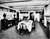 An illustration from The room beautiful; a collection of interior illustrations showing decoration and furnishing details of the important furnishing periods (1915)