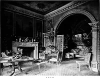 An illustration from The room beautiful; a collection of interior illustrations showing decoration and furnishing details of the important furnishing periods (1915)