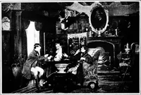 An illustration from The room beautiful; a collection of interior illustrations showing decoration and furnishing details of the important furnishing periods (1915)