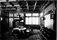 An illustration from The room beautiful; a collection of interior illustrations showing decoration and furnishing details of the important furnishing periods (1915)