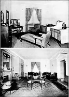 An illustration from The room beautiful; a collection of interior illustrations showing decoration and furnishing details of the important furnishing periods (1915)