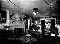 An illustration from The room beautiful; a collection of interior illustrations showing decoration and furnishing details of the important furnishing periods (1915)