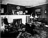 An illustration from The room beautiful; a collection of interior illustrations showing decoration and furnishing details of the important furnishing periods (1915)