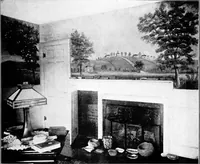 An illustration from The room beautiful; a collection of interior illustrations showing decoration and furnishing details of the important furnishing periods (1915)