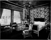An illustration from The room beautiful; a collection of interior illustrations showing decoration and furnishing details of the important furnishing periods (1915)