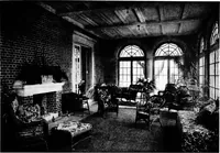 An illustration from The room beautiful; a collection of interior illustrations showing decoration and furnishing details of the important furnishing periods (1915)